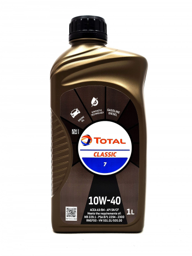 1 Liter TOTAL Classic 7 10W-40